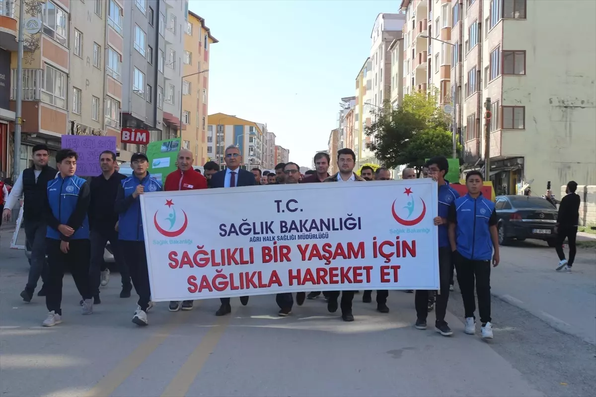 Doğubayazıt'ta Dünya Yürüyüş Günü Etkinliği Düzenlendi