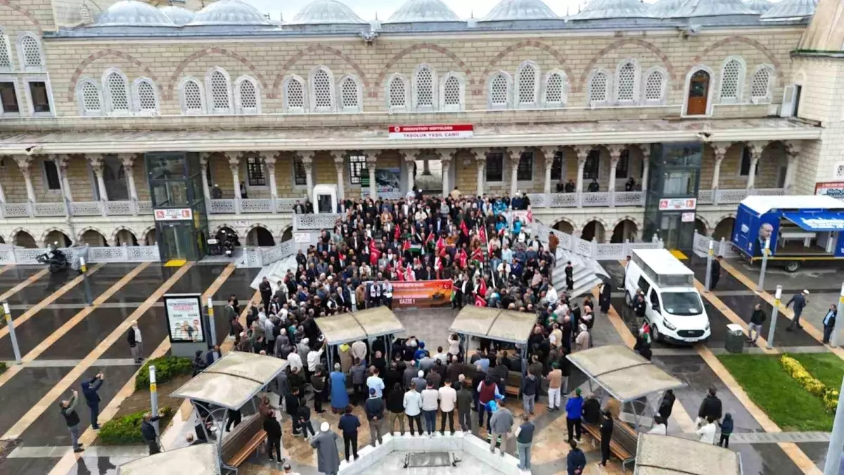 Arnavutköy'de Gazze İçin Ortak Basın Açıklaması