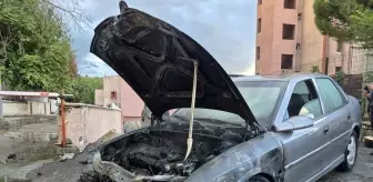 Aydın'da Seyir Halindeki Otomobilde Yangın