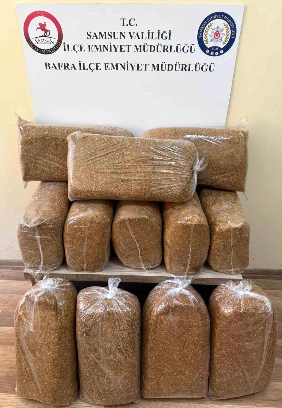 Samsun'da 60 Kilo Kaçak Tütün Ele Geçirildi