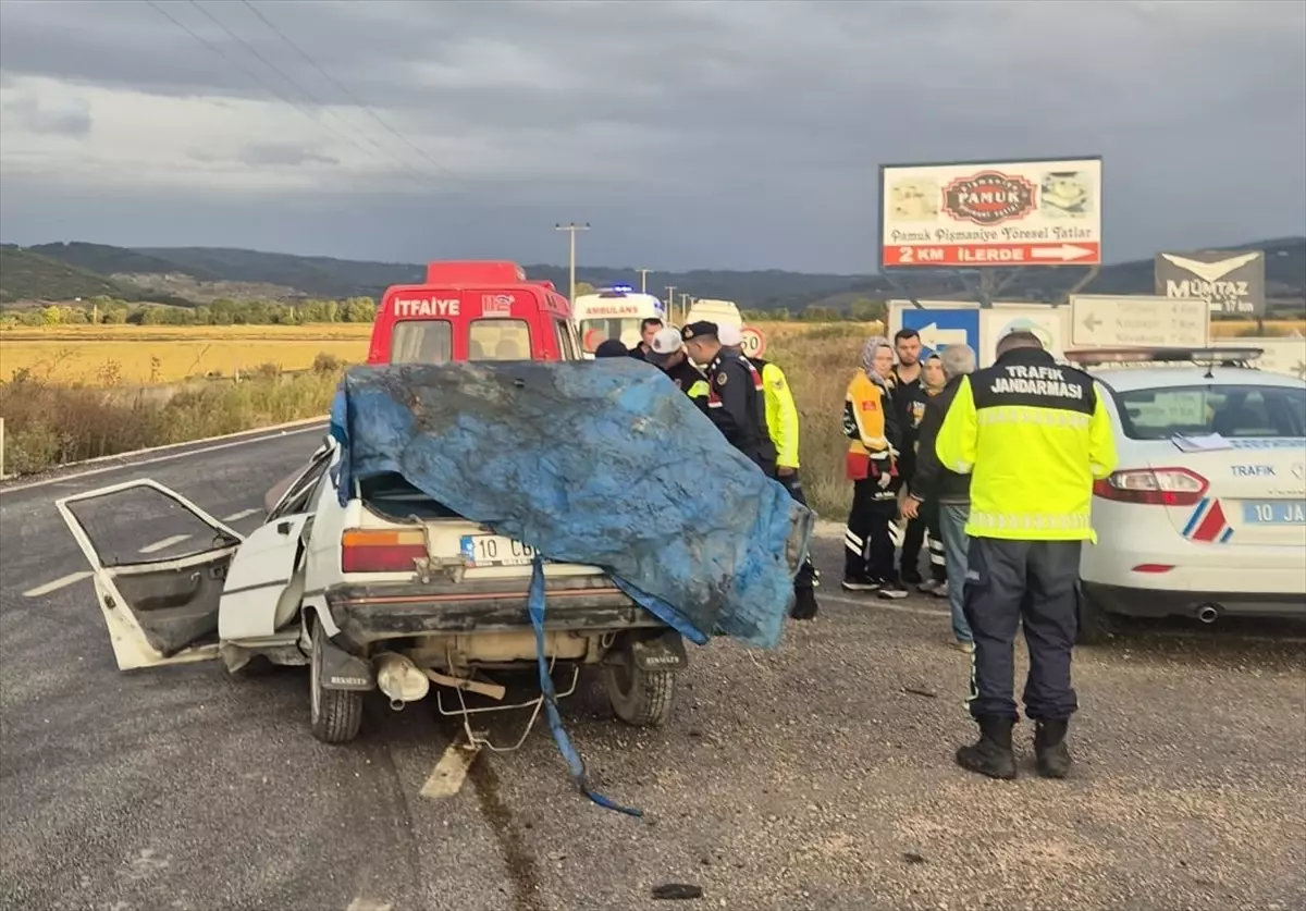 Gönen'de Feci Kaza: 2 Ölü, 8 Yaralı