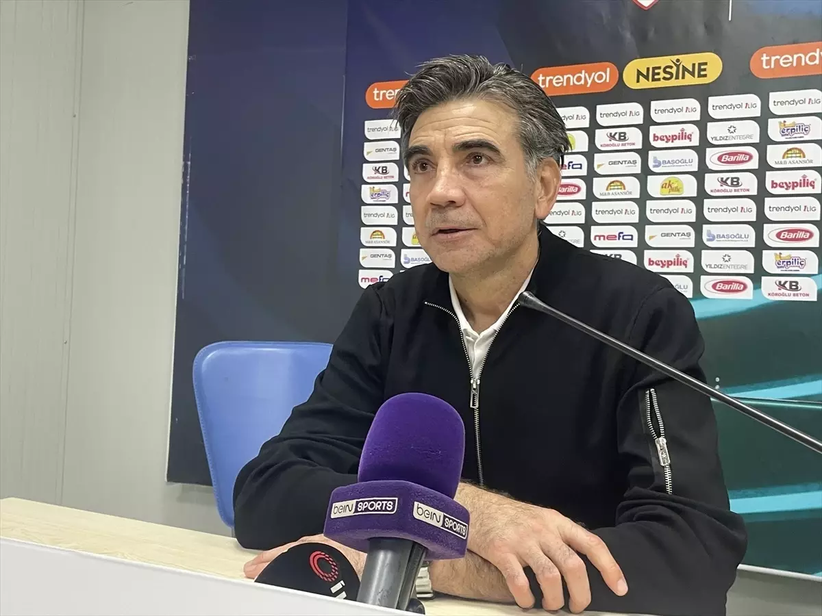 Boluspor Teknik Direktörü Mustafa Er, Kötü Performans İçin Özür Diledi