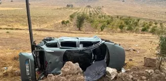 Burdur'da Otomobil Şarampole Devrildi: 5 Yaralı