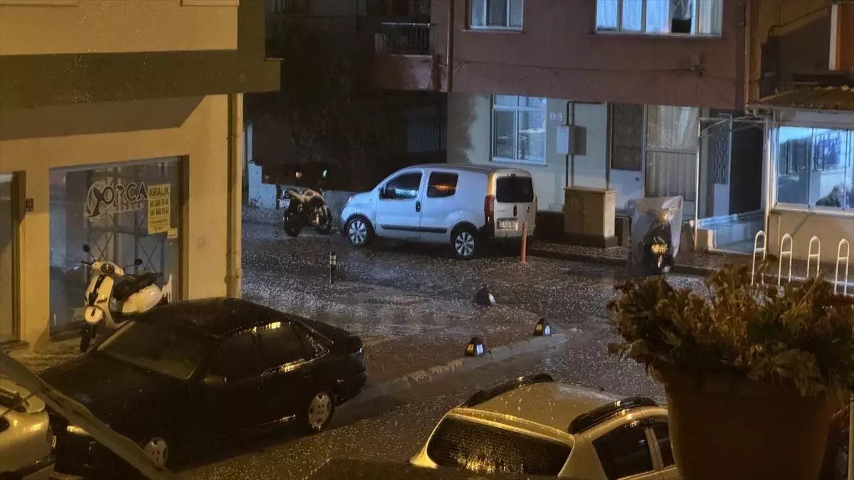 Çanakkale'de Dolu Yaşamı Olumsuz Etkiledi