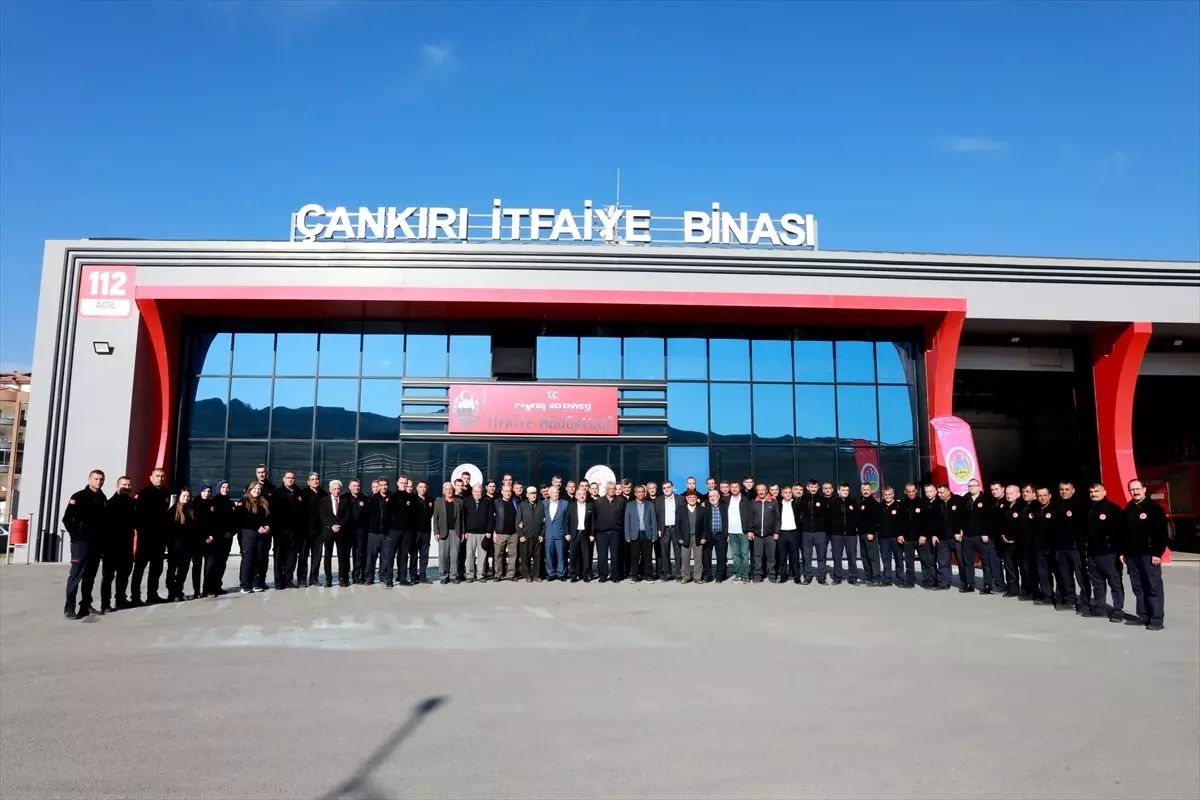 Çankırı'da İtfaiyecilik Haftası'nda Eski ve Yeni İtfaiyeciler Bir Araya Geldi