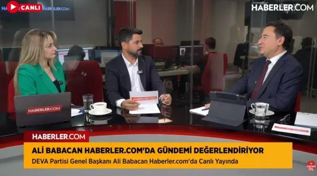 After his exit from Haberler.com, Özel called Babacan: I didn't find your photo with Erdoğan surprising