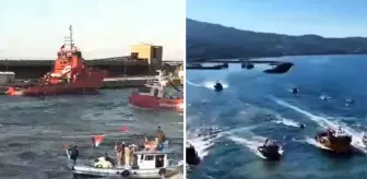 Karadenizliler, İsrail'in barbarca saldırdığı Sumud Filosu için yola çıktı