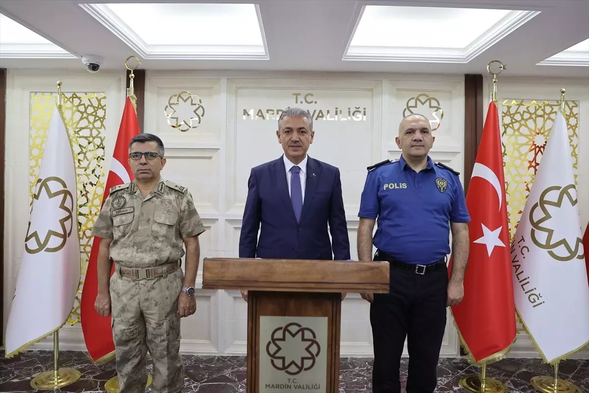 Mardin'de Güvenlik Değerlendirme Toplantısı: Operasyonlar Devam Ediyor