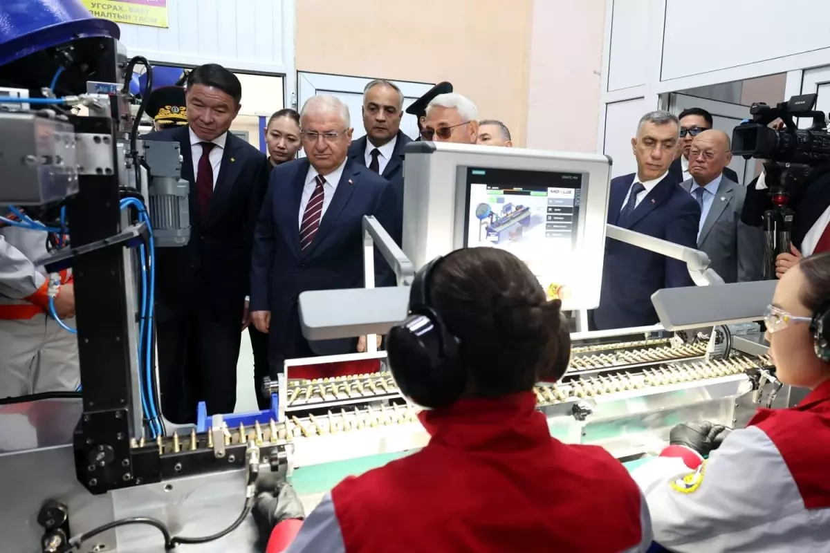 Milli Savunma Bakanı Güler, Moğolistan'da Yeni Montaj Hattı Açılışında