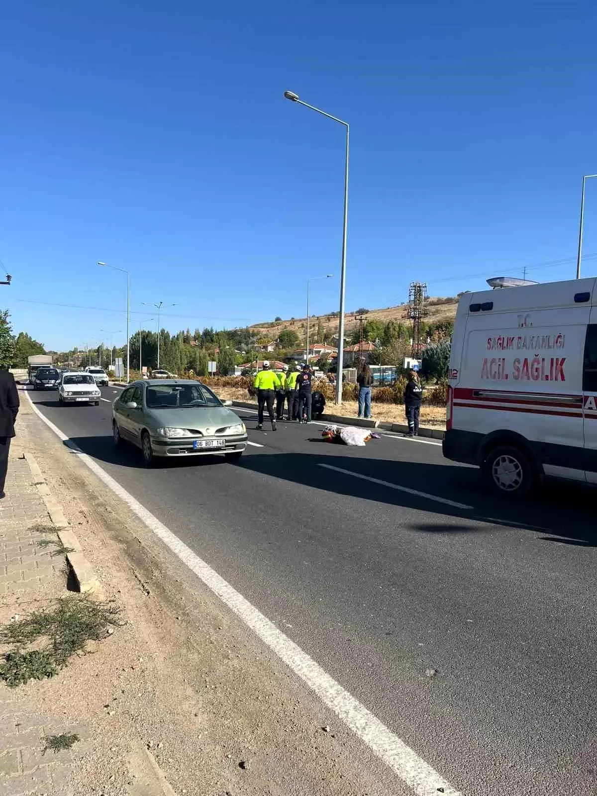 Kırşehir'de Otomobilin Çarptığı Kadın Hayatını Kaybetti