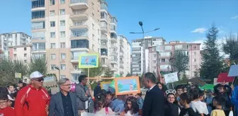 Polatlı'da öğrenciler yürüyüş etkinliğine katıldı