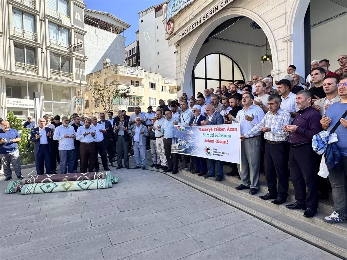 Siirt, Mardin ve Elazığ'da İsrail Ablukasına Tepki Gösterildi