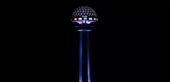 Türk Devletleri İşbirliği Günü'nde İkonik Yapılar Turkuaz Işıldadı