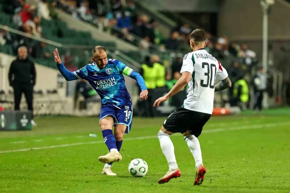 Samsunspor, UEFA Konferans Ligi'nde Legia Varşova'yı 1-0 Yendi