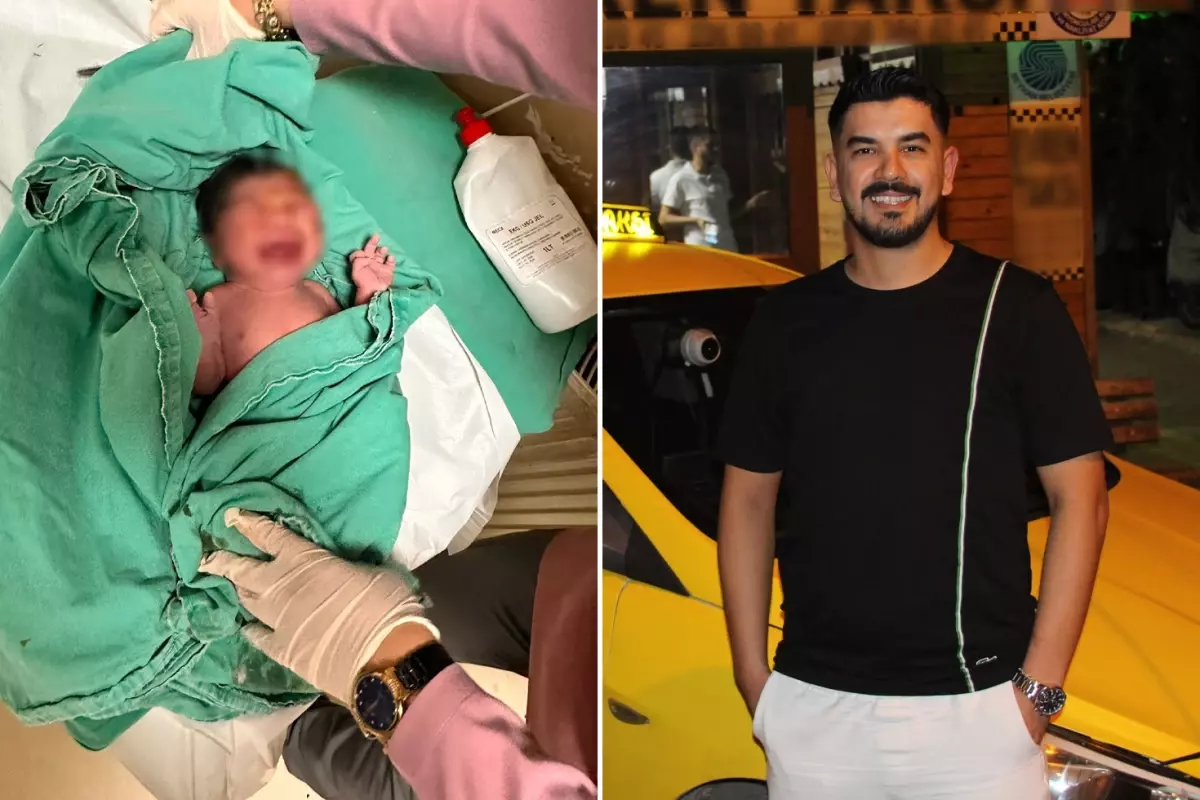 Adanalı taksiciden, takside doğan bebeğe 'THY tarifesi'