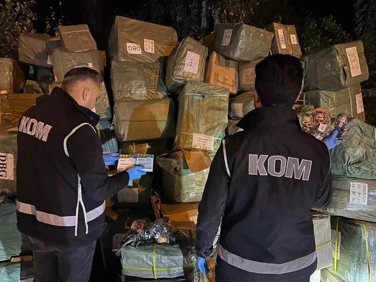 Ağrı'da Kaçak Oyuncak ve Kalem Operasyonu: 40 Milyon Liralık Ele Geçirildi