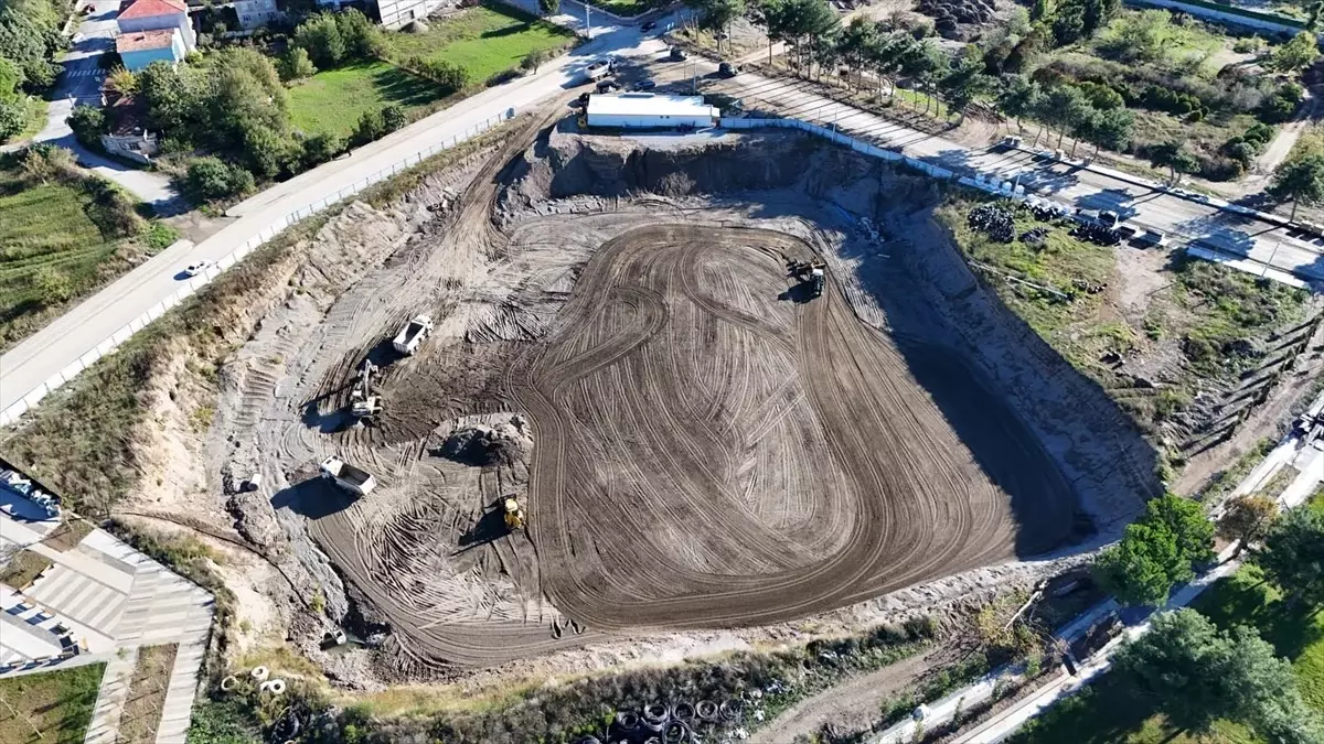 Bafra'da Millet Camisi İnşaatı Devam Ediyor