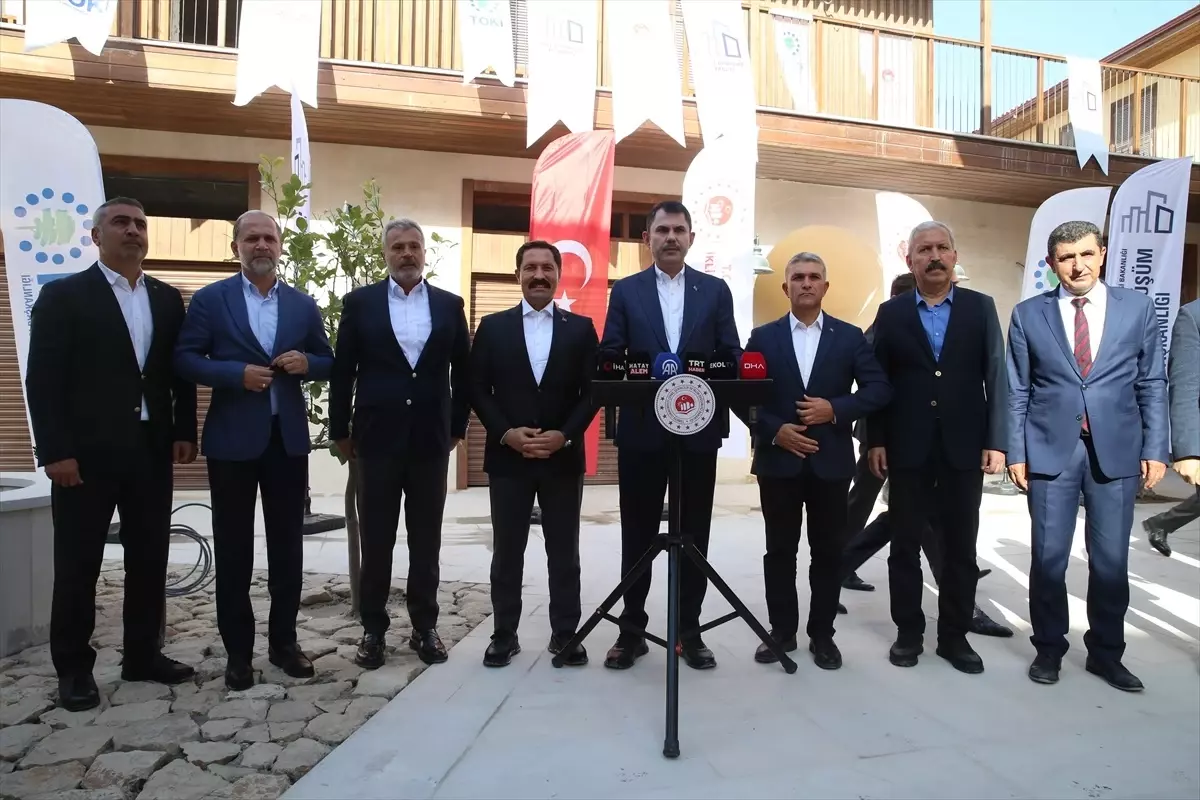 Çevre, Şehircilik ve İklim Değişikliği Bakanı Kurum, Hatay'da konuştu Açıklaması