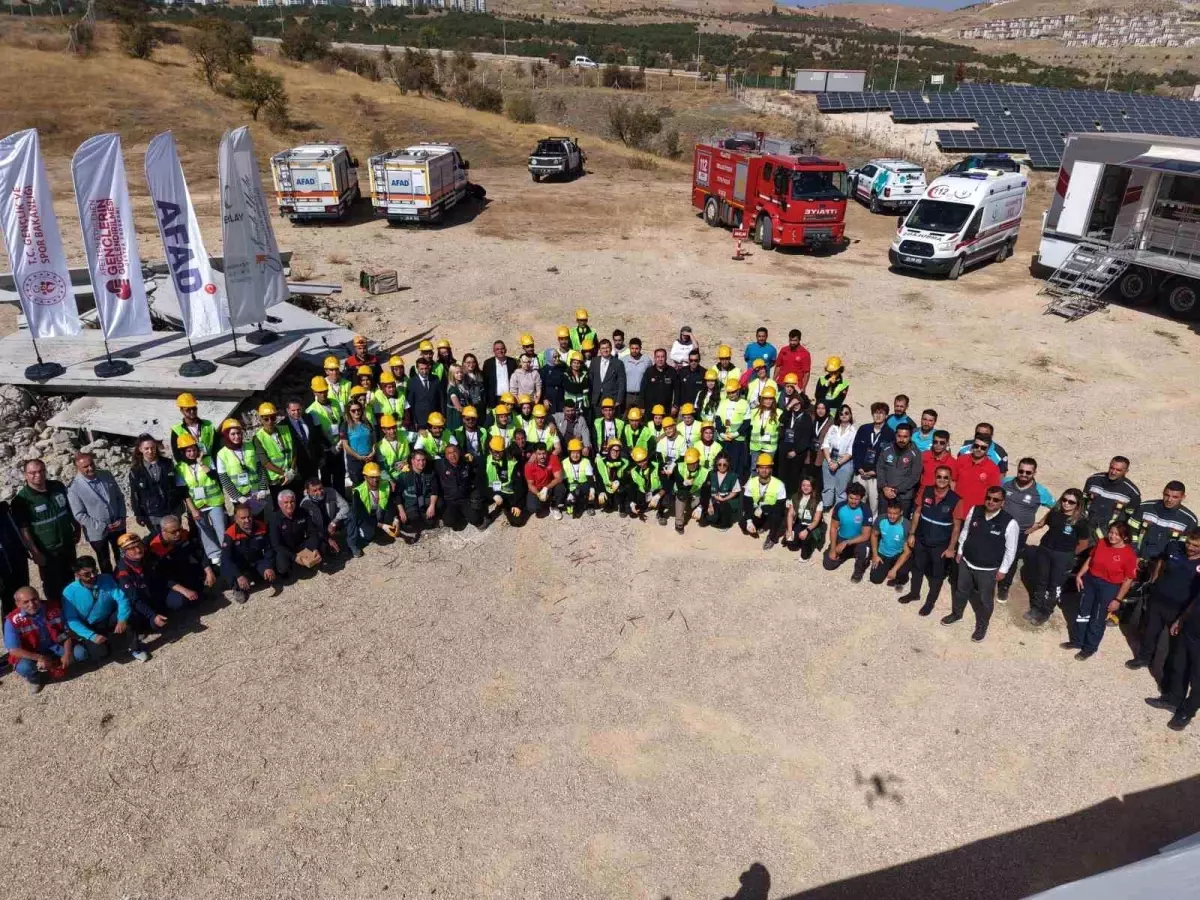 Elazığ'da Deprem Tatbikatı Gerçekleştirildi
