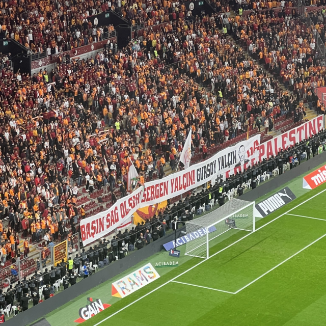 Banner that moved Sergen Yalçın from Galatasaray fans