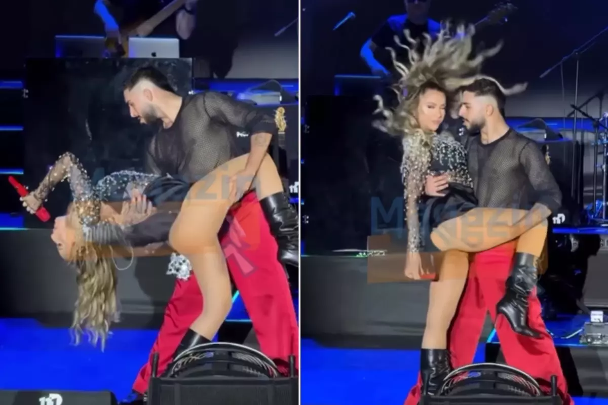 Hadise sahnede sınırları zorladı
