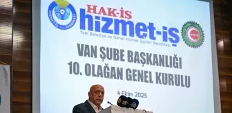 HAK-İŞ Genel Başkanı Arslan, Van'da konuştu Açıklaması