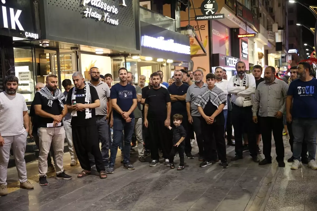 Hatay'da İsrail Ablukasına Tepki Gösterildi
