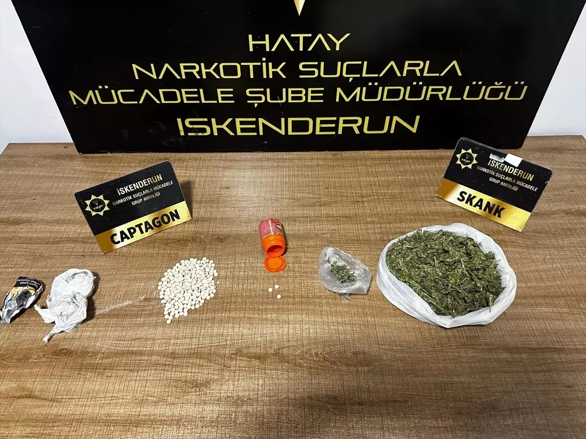 Hatay'da Uyuşturucu Operasyonları: 3 Şüpheli Tutuklandı
