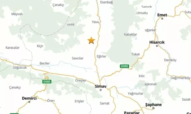 Another frightening earthquake in Kütahya, which was shaken by 5.4 last week