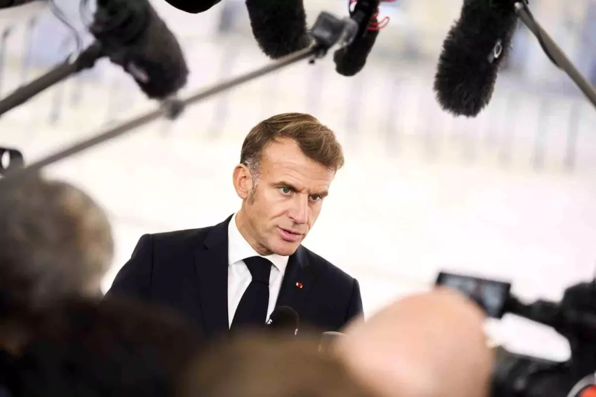 Macron'dan Gazze'de Ateşkes Açıklaması