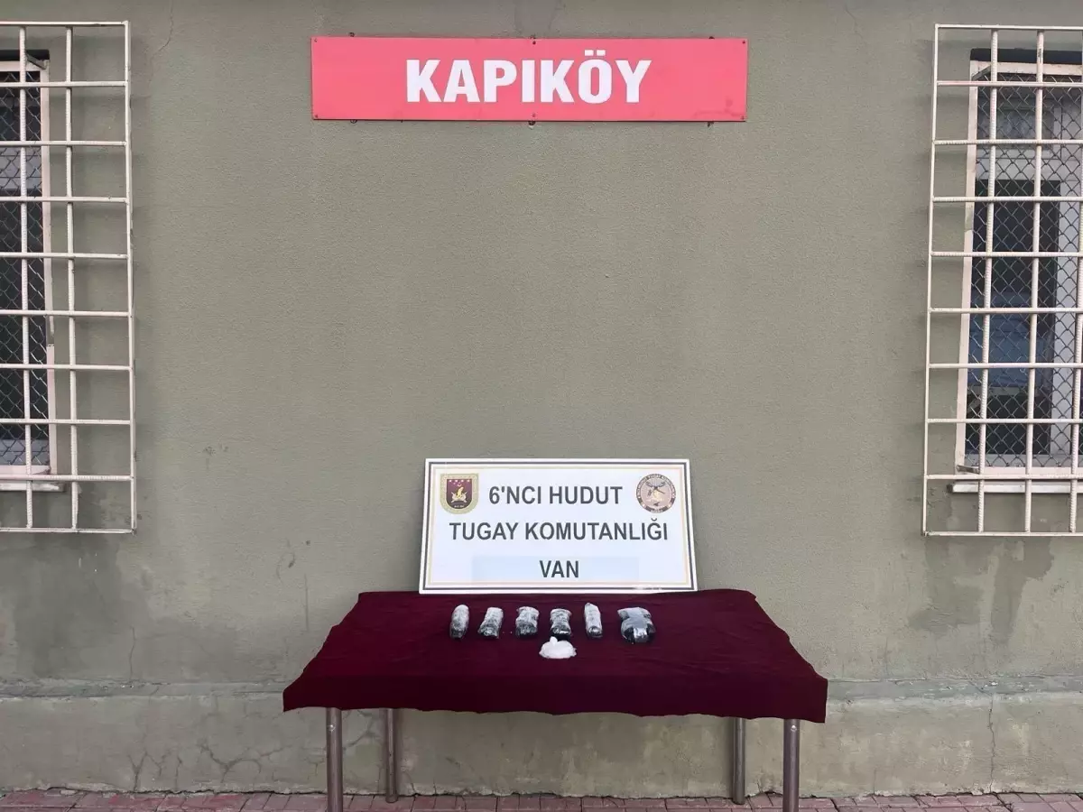 Van Hudut Hattında Uyuşturucu Madde Ele Geçirildi