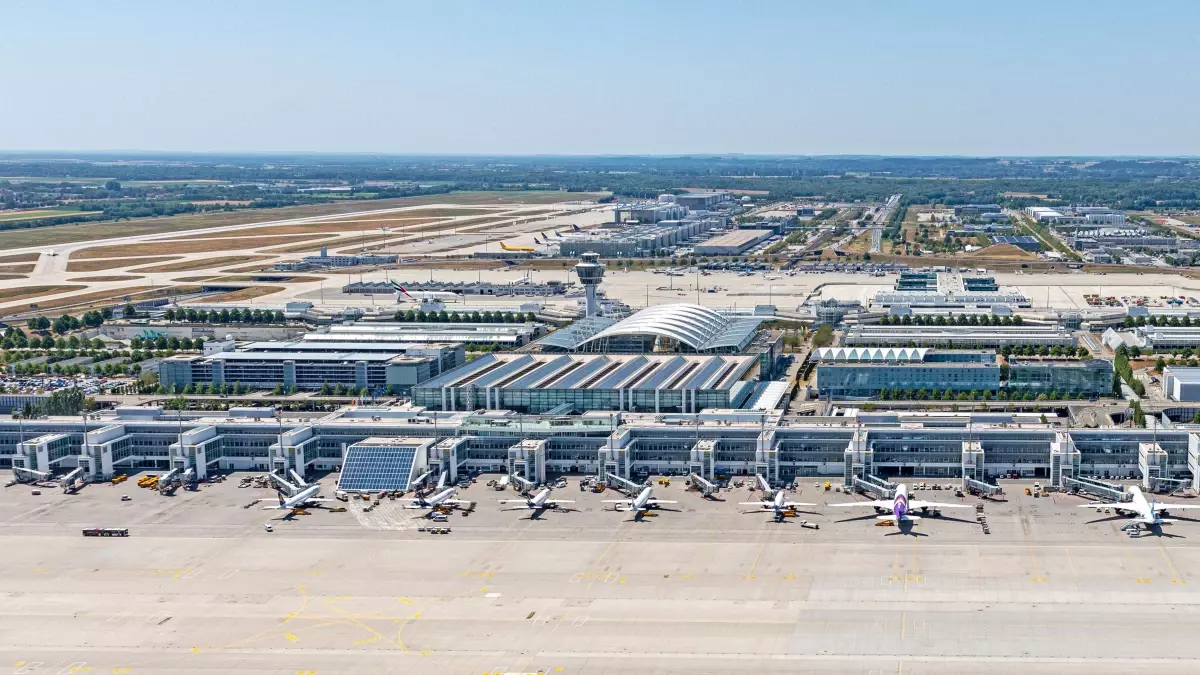 Münih Havalimanı'nda Dron Tehdidi, Tüm Uçuşlar İptal Edildi