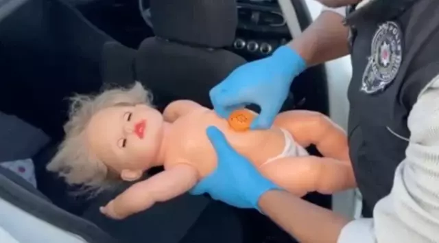Drugs Found Inside a Toy Doll in Erzincan