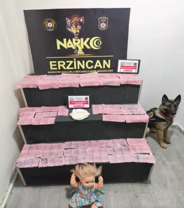 Drugs Found Inside a Toy Doll in Erzincan