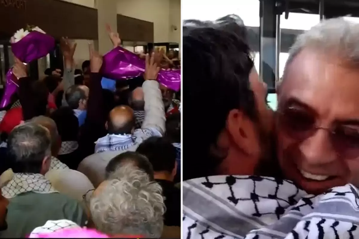 Sumud Filosu aktivistlerine İstanbul'da coşkulu karşılama! İşte o anlar