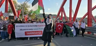 Zonguldak'ta Gazze İçin Destek Yürüyüşü Düzenlendi