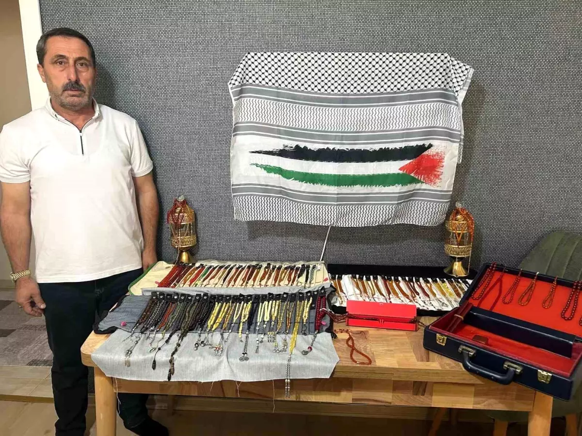 Bingöllü Sıddık Ağırbaş, 35 Yıllık Tespih Koleksiyonunu Gazze İçin Satışa Çıkardı