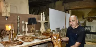 Polis Memuru Erol Kaçar'ın Ahşap Sanatı İle Tanışması