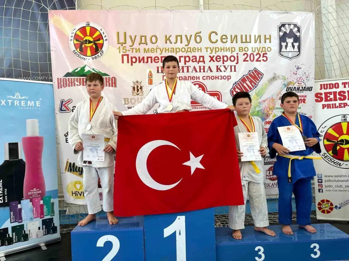 Düzceli Judocular Makedonya'da Fırtına Gibi Esti