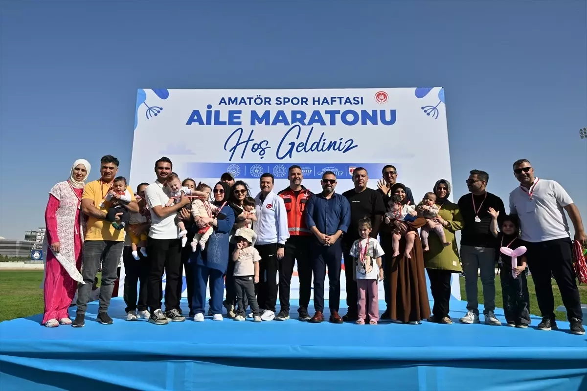 Gaziantep'te Aile Maratonu Coşkusu
