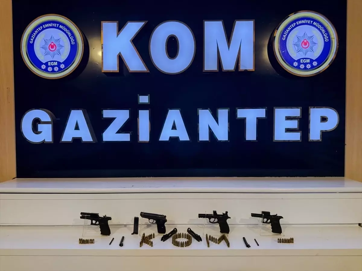 Gaziantep'te Silah Kaçakçılığı Operasyonu: 2 Gözaltı