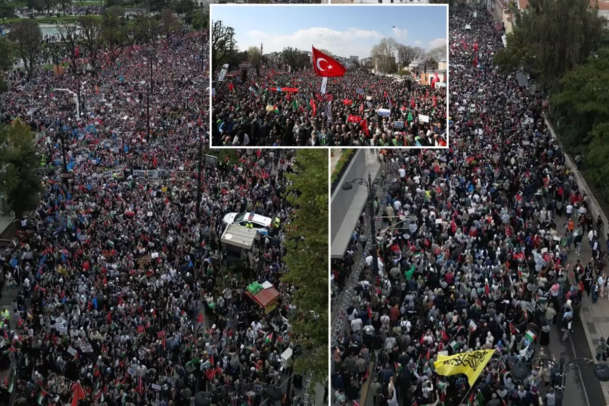 İstanbul, Ankara ve İzmir'de binlerce kişi Gazze için yürüyor