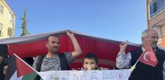 Karaman'da Filistin'e Destek Yürüyüşü Düzenlendi