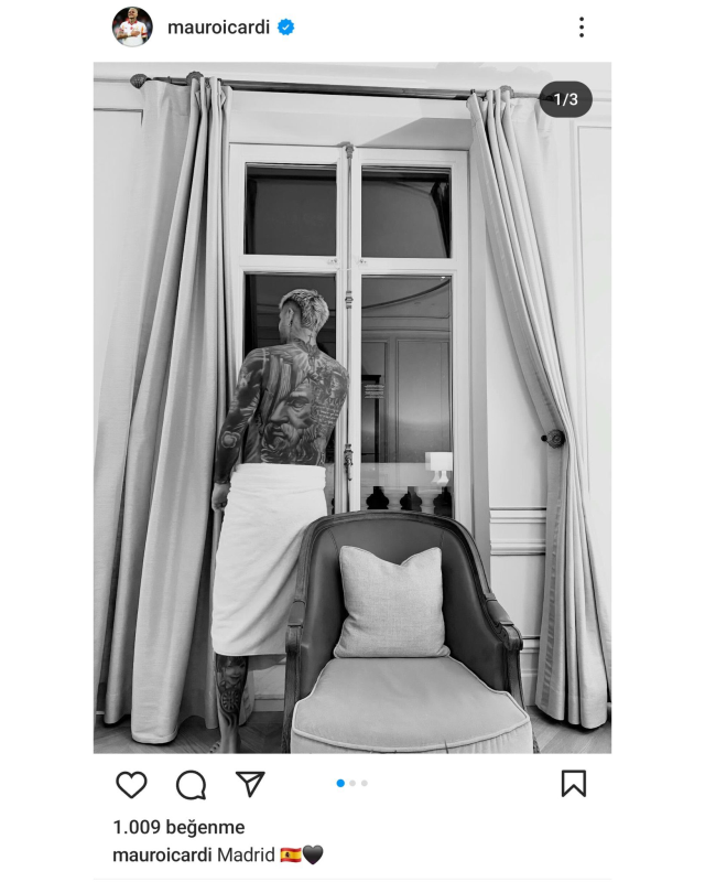 Post by Mauro Icardi that caused a crisis