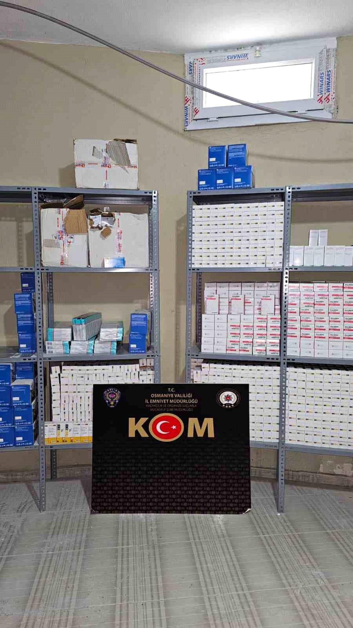 Osmaniye'de 2,5 Milyon TL Değerinde Kaçak İlaç Ele Geçirildi