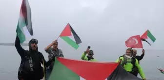 Karadeniz'de Dalış ile Gazze İçin Farkındalık Yaratıldı