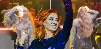 Sahnede kendinden geçen Yıldız Tilbe peruğunu çıkarıp halay çekti