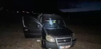 Boyabat'ta Tarlaya Giren Araçta Sürücü Yaralandı