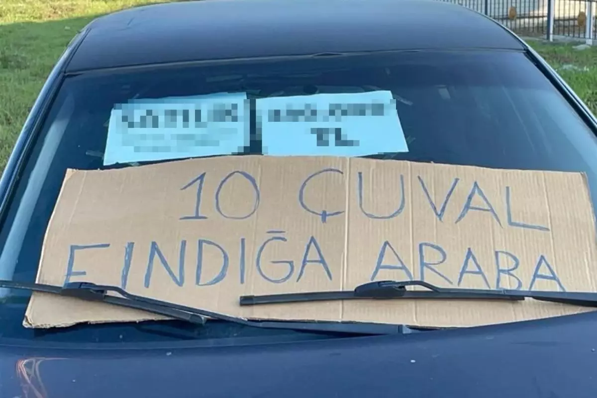 10 çuval fındığa Alman arabası! İlana mesaj yağdı