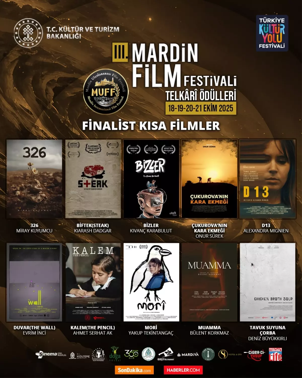 3. Mardin Uluslararası Film Festivali'nin finalistleri belli oldu